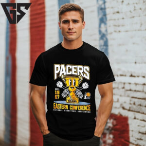 Indiana Pacers Eastern Conference Nba 1967 Trophy 2025 T-Shirt Indiana Pacers Eastern Conference Nba 1967 Trophy 2025 T-Shirt