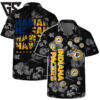 Indiana Pacers Hawaiian Floral Blackout Shirt