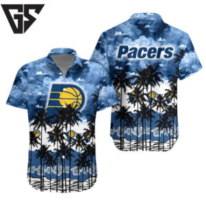 Indiana Pacers Sunset Beach Hawaiian Shirt Indiana Pacers Sunset Beach Hawaiian Shirt