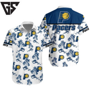 Indiana Pacers Tropical Paradise Hawaiian Shirt Indiana Pacers Tropical Paradise Hawaiian Shirt