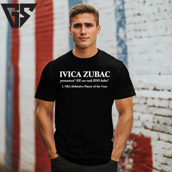 Ivica Zubac Pronunciation Nba Defensive Player Of The Year T-Shirt