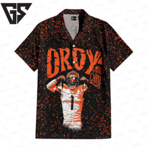 Ja’Marr Chase OROY Bengals Celebration Hawaiian Shirt