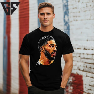 Jayson Tatum Nba Big Face Player Signature T-Shirt Jayson Tatum Nba Big Face Player Signature T-Shirt