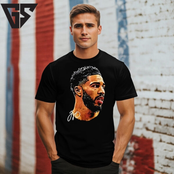 Jayson Tatum Nba Big Face Player Signature T-Shirt
