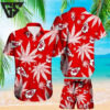 Kansas City Chiefs Bold Leaf Hawaiian Shirt