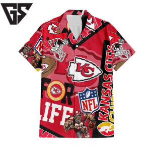 Kansas City Chiefs For Life Hawaiian Shirt Kansas City Chiefs For Life Hawaiian Shirt