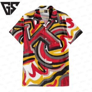 Kansas City Chiefs Oil Painting Art Print Hawaiian Shirt Kansas City Chiefs Oil Painting Art Print Hawaiian Shirt