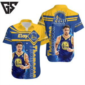 Klay Thompson Golden State Warriors Hawaiian Shirt Klay Thompson Golden State Warriors Hawaiian Shirt