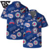 LA Clippers All-Over Logos Hawaiian Shirt