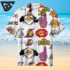 Los Angeles Lakers Bold Logos Hawaiian Shirt