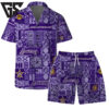 Los Angeles Lakers Purple Iconic Hawaiian Shirt