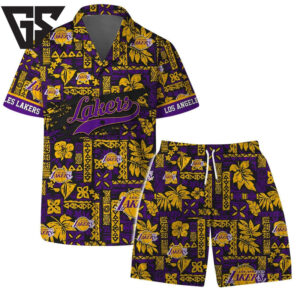 Los Angeles Lakers Tribal Vibes Hawaiian Shirt Los Angeles Lakers Tribal Vibes Hawaiian Shirt