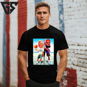 Luka Doncic And Lebron James Los Angeles Lakers Nba Cartoon T-Shirt Luka Doncic And Lebron James Los Angeles Lakers Nba Cartoon T-Shirt