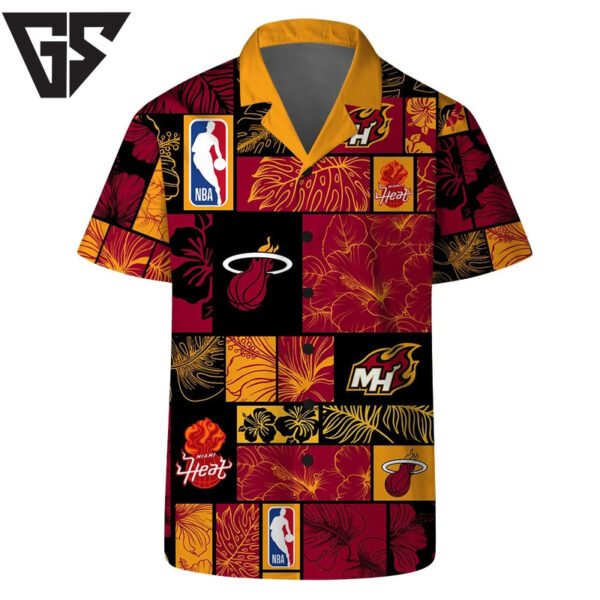 Miami Heat Burn It Down Hawaiian Shirt