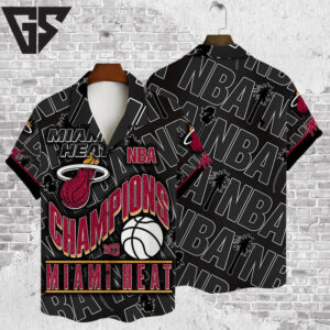 Miami Heat Champions Celebration Hawaiian Shirt
