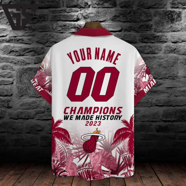 Miami Heat Champions Graffiti Hawaiian Shirt