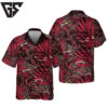 Miami Heat Fiery Leaves Hawaiian Shirt