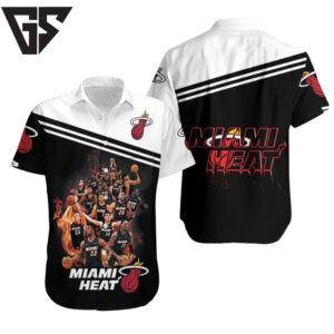 Miami Heat Legends On Flame Hawaiian Shirt Miami Heat Legends On Flame Hawaiian Shirt