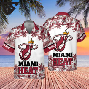Miami Heat Palms Paradise Hawaiian Shirt Miami Heat Palms Paradise Hawaiian Shirt
