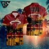 Miami Heat Sunset Palms Hawaiian Shirt