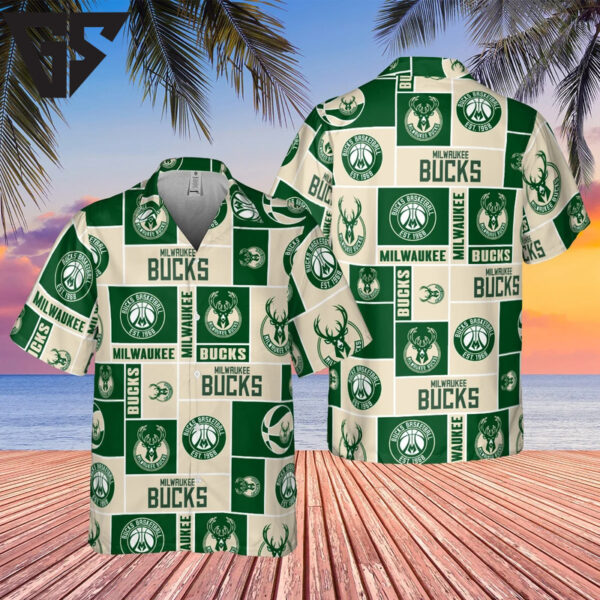 Milwaukee Bucks Iconic Logo Hawaiian Shirt