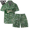 Milwaukee Bucks Tropical Green Hawaiian Shirt