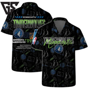 Minnesota Timberwolves Court Passion Hawaiian Shirt Minnesota Timberwolves Court Passion Hawaiian Shirt