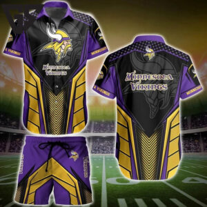 Minnesota Vikings Champion’s Armor Hawaiian Shirt