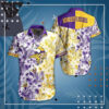 Minnesota Vikings Floral Burst Hawaiian Shirt