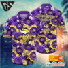 Minnesota Vikings Floral Fantasy Hawaiian Shirt