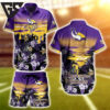 Minnesota Vikings Golden Wave Hawaiian Shirt