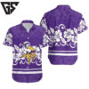 Minnesota Vikings Hibiscus Wave Hawaiian Shirt