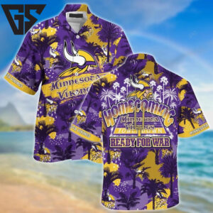 Minnesota Vikings Homecoming Hawaiian Shirt Minnesota Vikings Homecoming Hawaiian Shirt