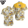 Minnesota Vikings Leaf Burst Hawaiian Shirt