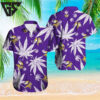 Minnesota Vikings Purple Paradise Palm Hawaiian Shirt