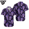 Minnesota Vikings Purple Skulls Aloha Shirt