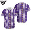 Minnesota Vikings Retro Checkered Hawaiian Shirt