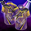 Minnesota Vikings Starburst Showdown Hawaiian Shirt