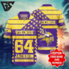 Minnesota Vikings Stars & Stripes Custom Hawaiian Shirt