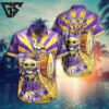 Minnesota Vikings Tiki Baby Yoda Fan Hawaiian Shirt