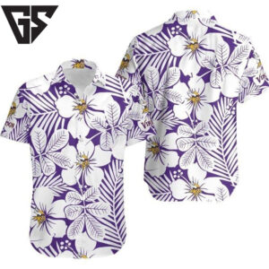 Minnesota Vikings Tropical Bloom Hawaiian Shirt Minnesota Vikings Tropical Bloom Hawaiian Shirt