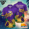Minnesota Vikings Tropical Leaf Hawaiian Shirt