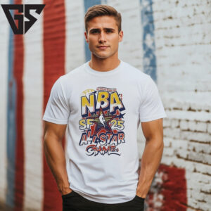 Nba Sf 25 All Star Game San Francisco Bay Area 2025 Logo T-Shirt Nba Sf 25 All Star Game San Francisco Bay Area 2025 Logo T-Shirt