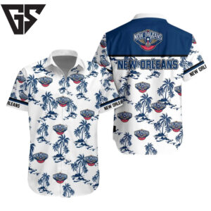 New Orleans Pelicans Tropical Paradise Hawaiian Shirt New Orleans Pelicans Tropical Paradise Hawaiian Shirt