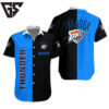 Oklahoma Thunder Split Design Hawaiian Shirt