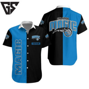 Orlando Magic Dual Tone Hawaiian Shirt Orlando Magic Dual Tone Hawaiian Shirt