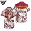 Personalized Arizona Cardinals Skull Bloom Hawaiian Shirt