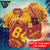 Personalized Arizona Cardinals Victory Stripe Hawaiian Shirt