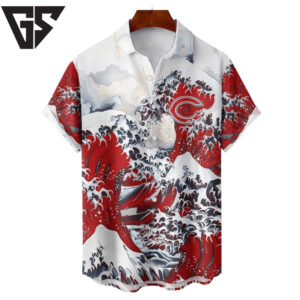 Personalized Chicago Bears Great Wave Hawaiian Shirt