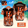 Personalized Cincinnati Bengals Flamingo Paradise Hawaiian Shirt